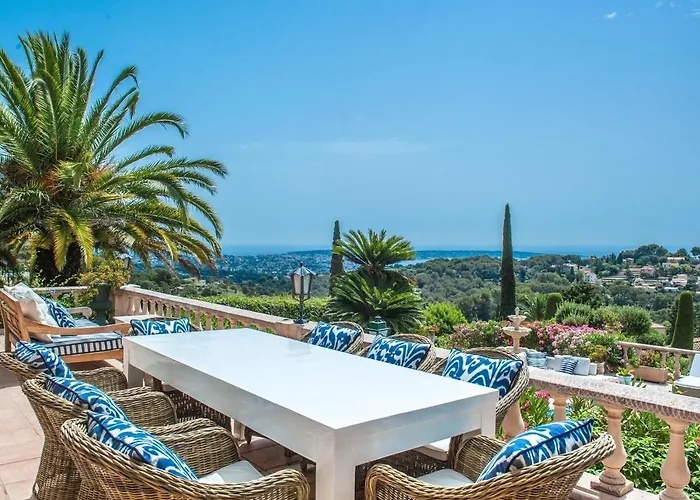 Sea View With Pool Villa Vallauris